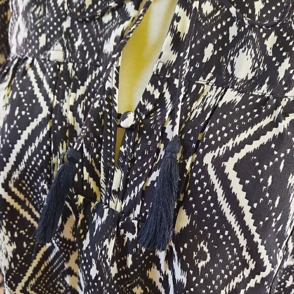 American Eagle Boho Flowy Tunic  Blouse - Picture 3 of 8